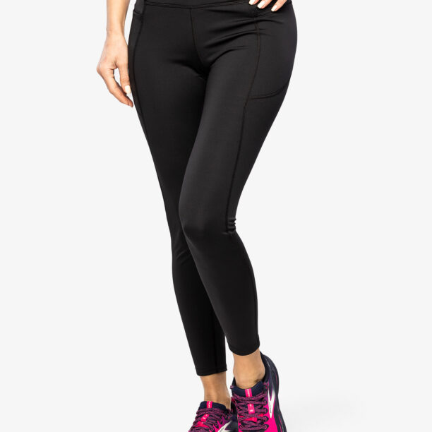 Original Colanti alergare femei Brooks Moment Tight - black