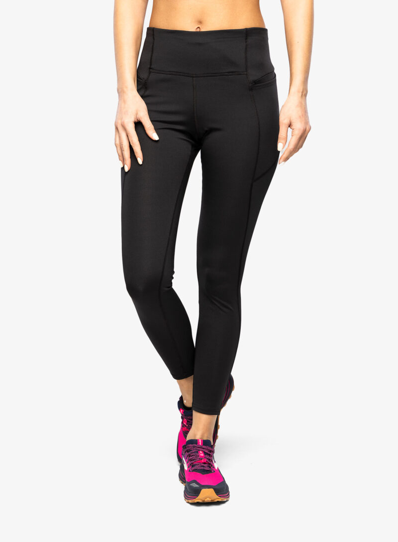 Colanti alergare femei Brooks Moment Tight - black