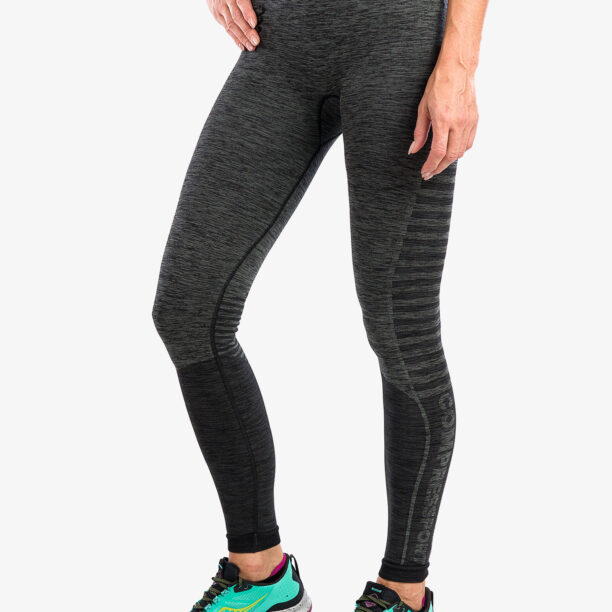 Cumpăra Colanti alergare femei Compressport Winter Run Legging - black