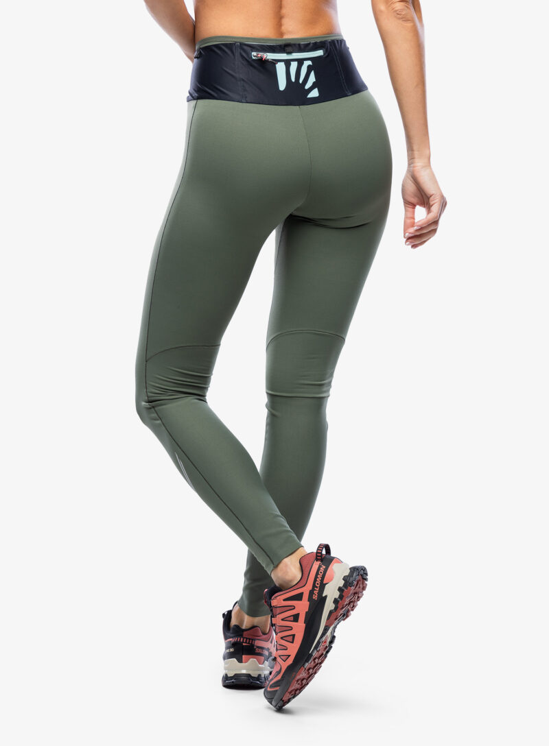 Colanti alergare femei Karpos lavaredo Winter Tight - thyme/black sand preţ