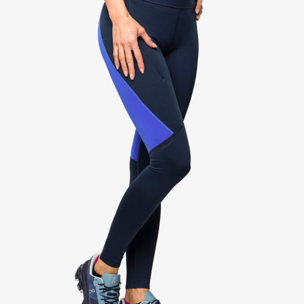 Cumpăra Colanti alergare femei  On Running Performance Tights - navy/cobalt