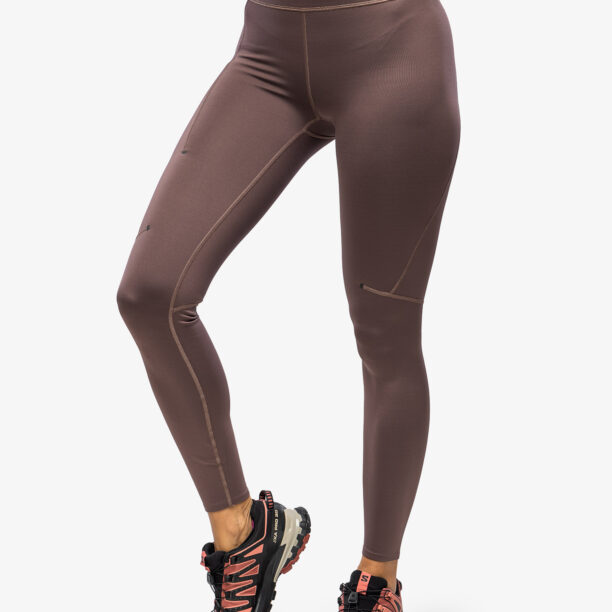 Colanti alergare femei On Running Performance Winter Tights - grape