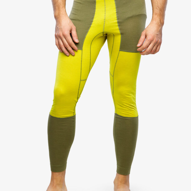 Cumpăra Colanti barbati Haglofs Natural Blend Tech Long Johns - olive green/aurora