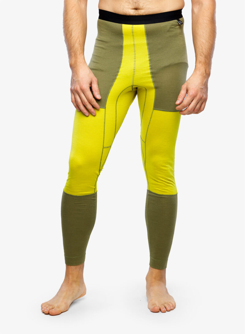 Cumpăra Colanti barbati Haglofs Natural Blend Tech Long Johns - olive green/aurora