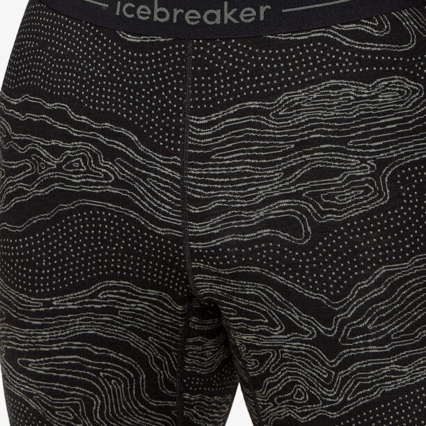 Original Colanti barbati Icebreaker Merino 260 Vertex Leggings Snow Guide - black/galaxy/j