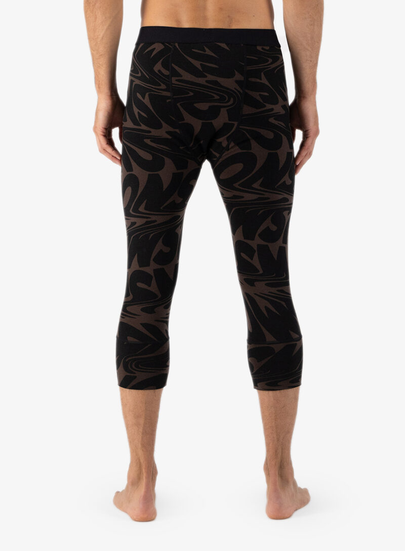 Colanti barbati Mons Royale Cascade Merino Flex 200 3/4 Legging - signal lost cedar preţ