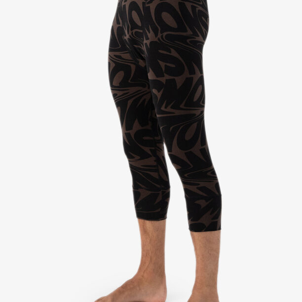 Cumpăra Colanti barbati Mons Royale Cascade Merino Flex 200 3/4 Legging - signal lost cedar