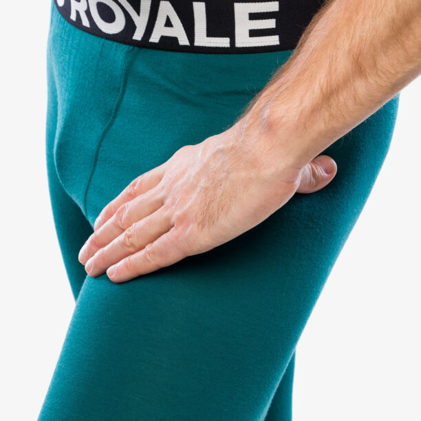 Original Colanti barbati Mons Royale Cascade Merino Flex 200 Legging - evergreen