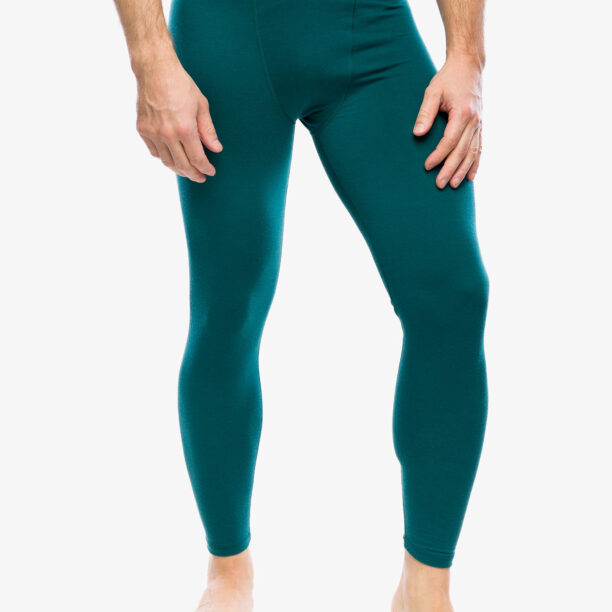 Colanti barbati Mons Royale Cascade Merino Flex 200 Legging - evergreen