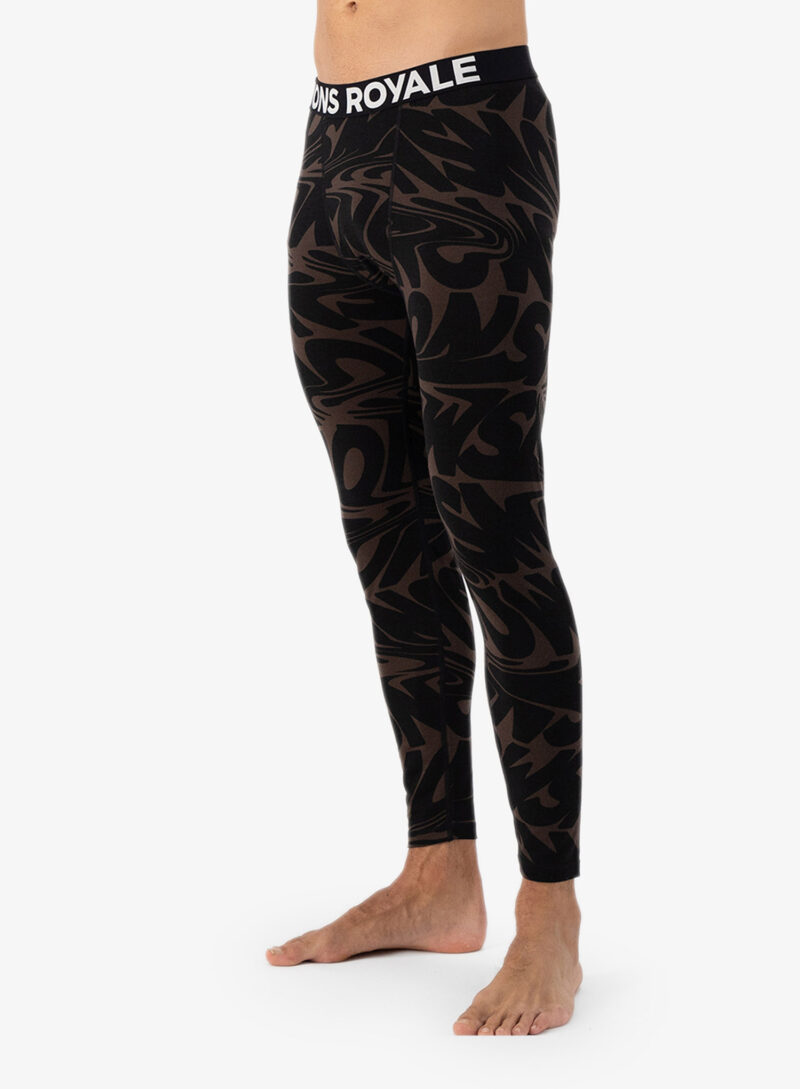 Cumpăra Colanti barbati Mons Royale Cascade Merino Flex 200 Legging - signal lost cedar