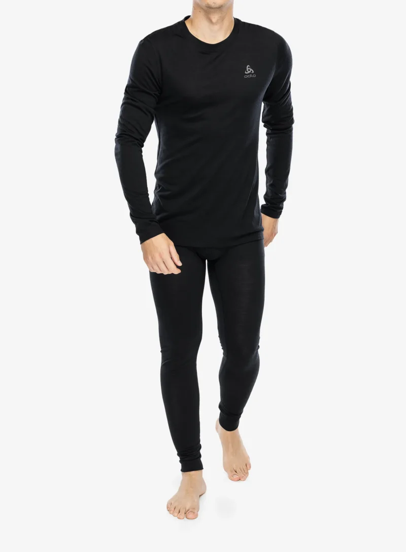 Preţ Colanti barbati Odlo Merino 160 BL Bottom Long - black