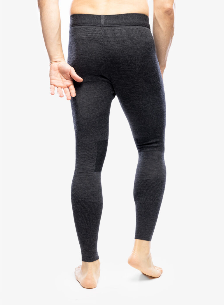 Colanti barbati Smartwool Intraknit Thermal Merino Base Layer Bottom - charcoal heather/black preţ