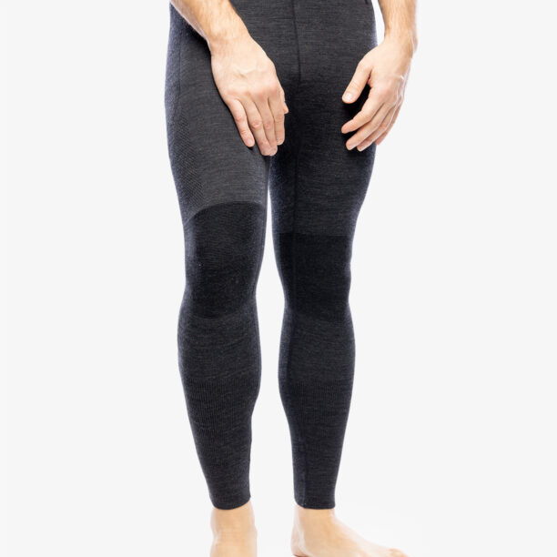 Cumpăra Colanti barbati Smartwool Intraknit Thermal Merino Base Layer Bottom - charcoal heather/black