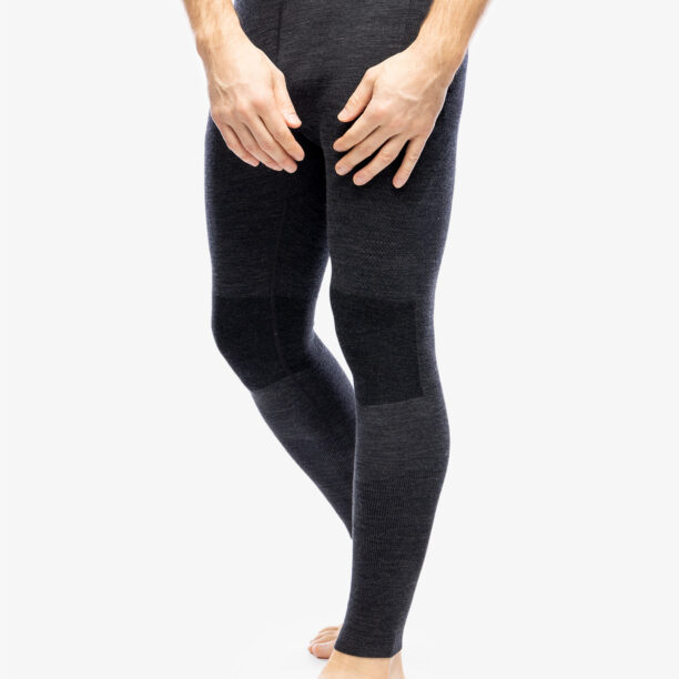 Colanti barbati Smartwool Intraknit Thermal Merino Base Layer Bottom - charcoal heather/black