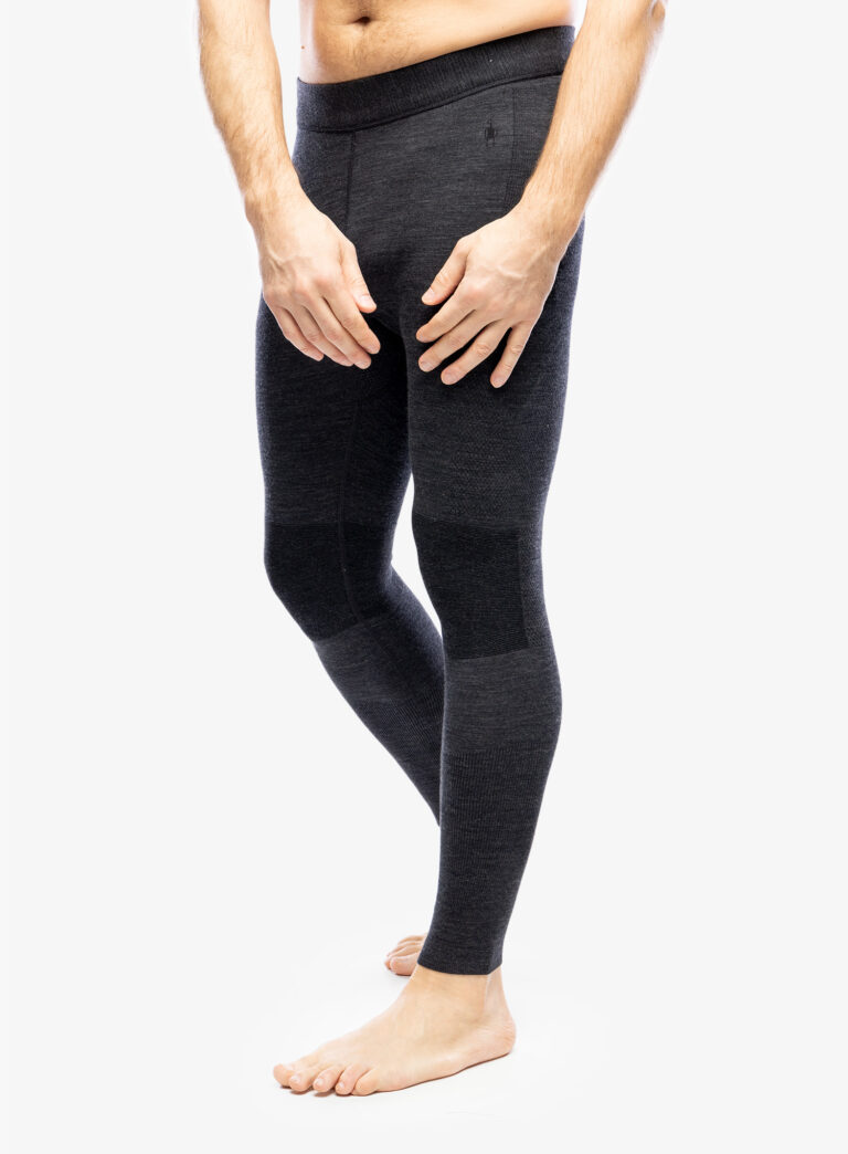 Colanti barbati Smartwool Intraknit Thermal Merino Base Layer Bottom - charcoal heather/black