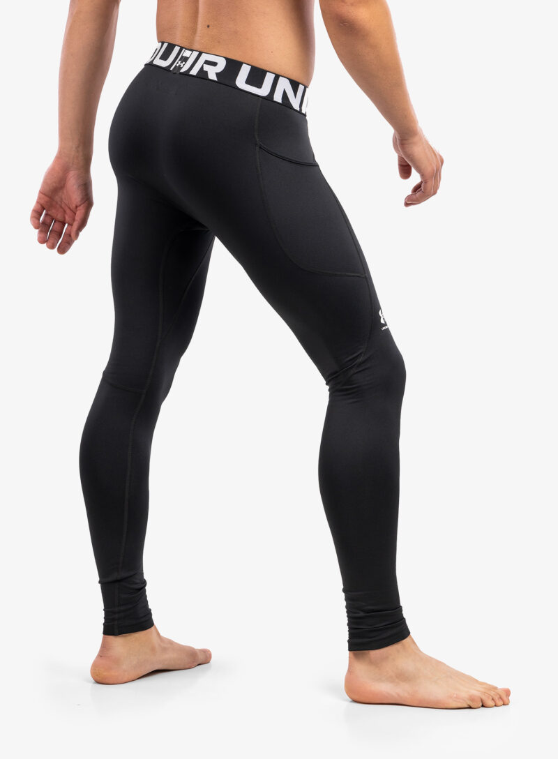 Preţ Colanti barbati Under Armour CG Armour Leggings - black/white