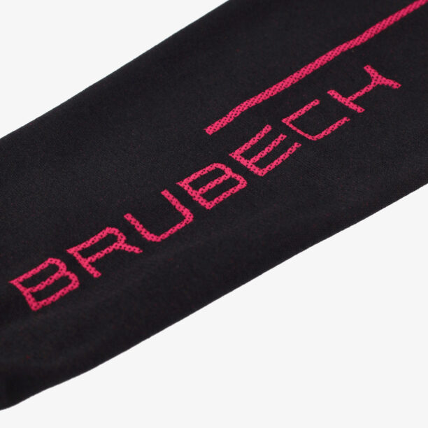 Original Colanți de antrenament Brubeck Thermo Junior - black/fuchsia