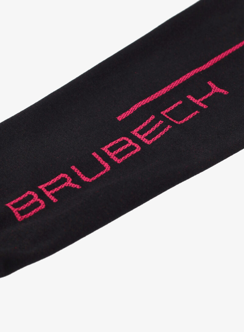 Original Colanți de antrenament Brubeck Thermo Junior - black/fuchsia