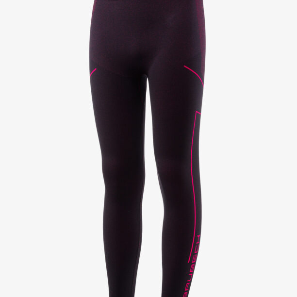 Colanți de antrenament Brubeck Thermo Junior - black/fuchsia