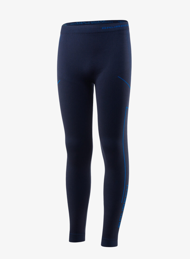 Colanți de antrenament Brubeck Thermo Junior - navy/blue