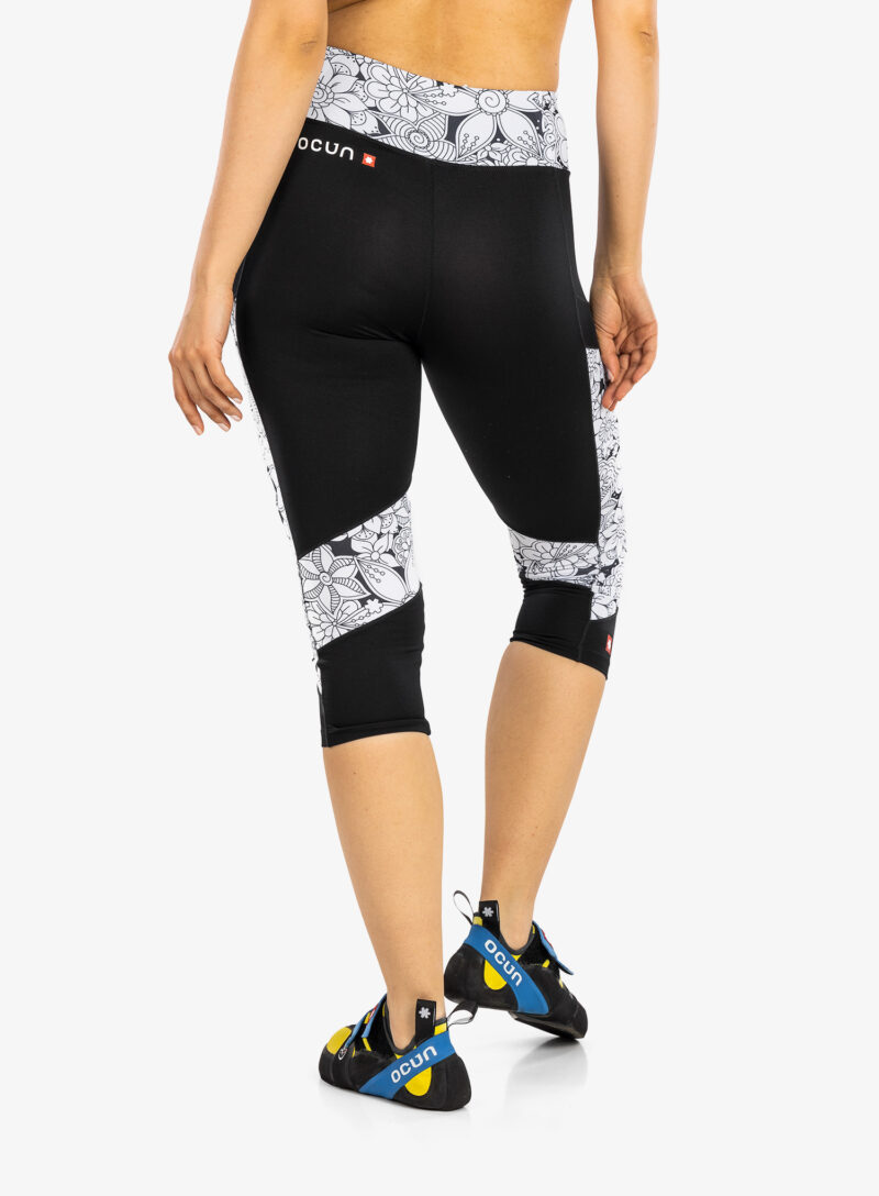 Colanti escaladă Ocun Rhea 3/4 Leggings - black caviar preţ