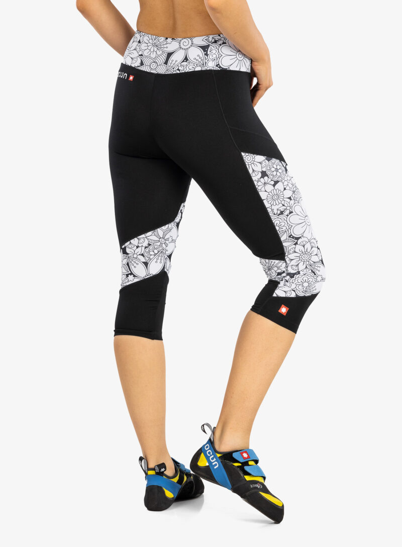 Preţ Colanti escaladă Ocun Rhea 3/4 Leggings - black caviar