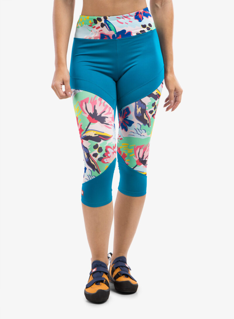 Cumpăra Colanti escaladă Ocun Rhea 3/4 Leggings - blue fjord