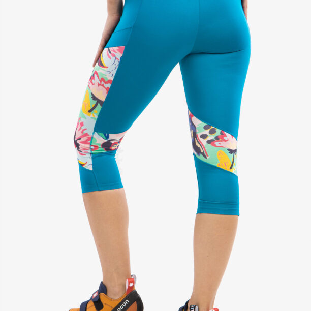 Preţ Colanti escaladă Ocun Rhea 3/4 Leggings - blue fjord