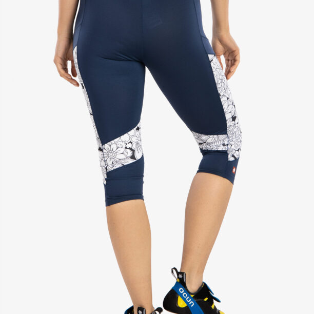 Colanti escaladă Ocun Rhea 3/4 Leggings - blue sargasso sea preţ