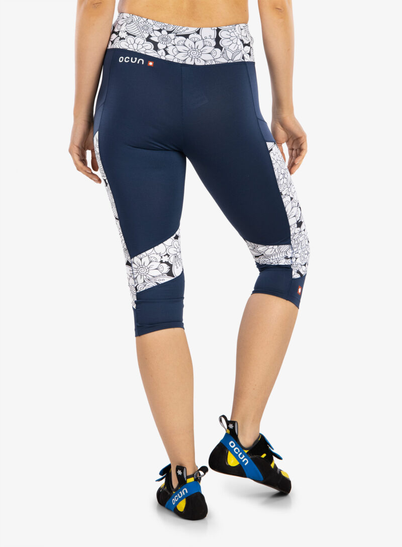 Colanti escaladă Ocun Rhea 3/4 Leggings - blue sargasso sea preţ