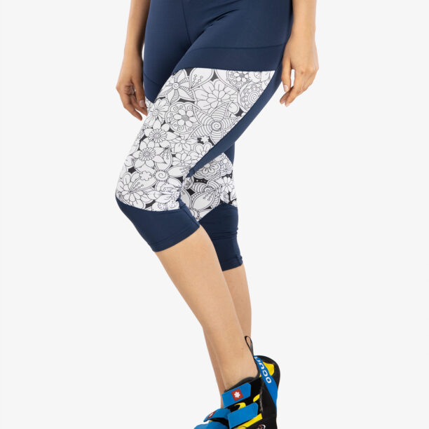 Cumpăra Colanti escaladă Ocun Rhea 3/4 Leggings - blue sargasso sea