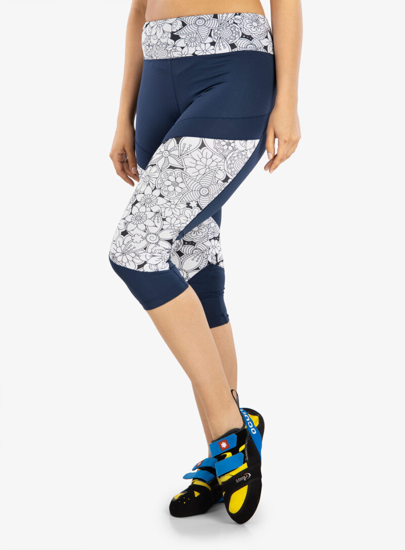 Cumpăra Colanti escaladă Ocun Rhea 3/4 Leggings - blue sargasso sea