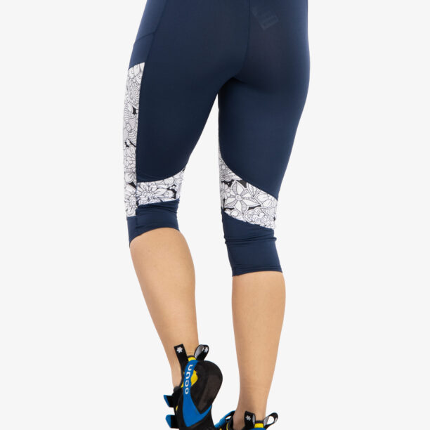 Preţ Colanti escaladă Ocun Rhea 3/4 Leggings - blue sargasso sea