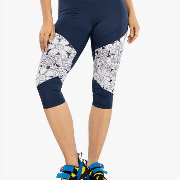 Colanti escaladă Ocun Rhea 3/4 Leggings - blue sargasso sea