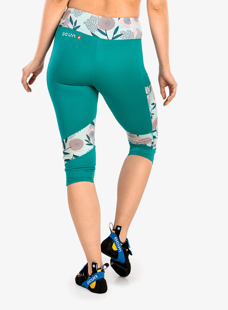 Preţ Colanti escaladă Ocun Rhea 3/4 Leggings - green porvelain