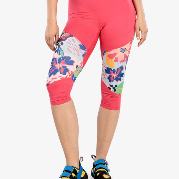 Cumpăra Colanti escaladă Ocun Rhea 3/4 Leggings - pink paradise