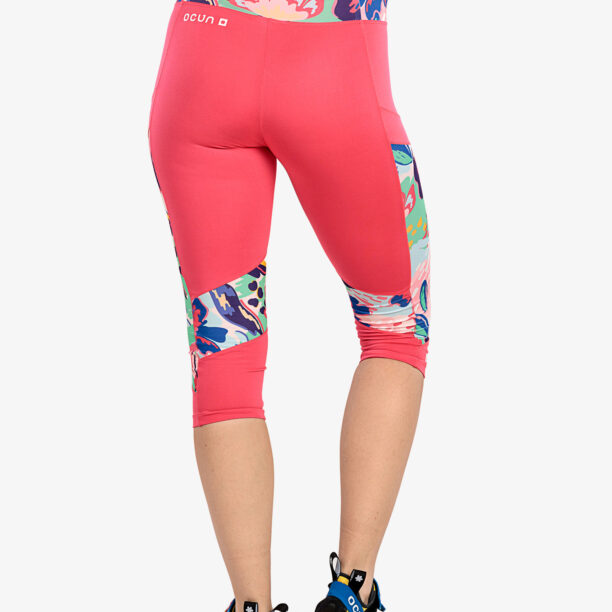 Preţ Colanti escaladă Ocun Rhea 3/4 Leggings - pink paradise