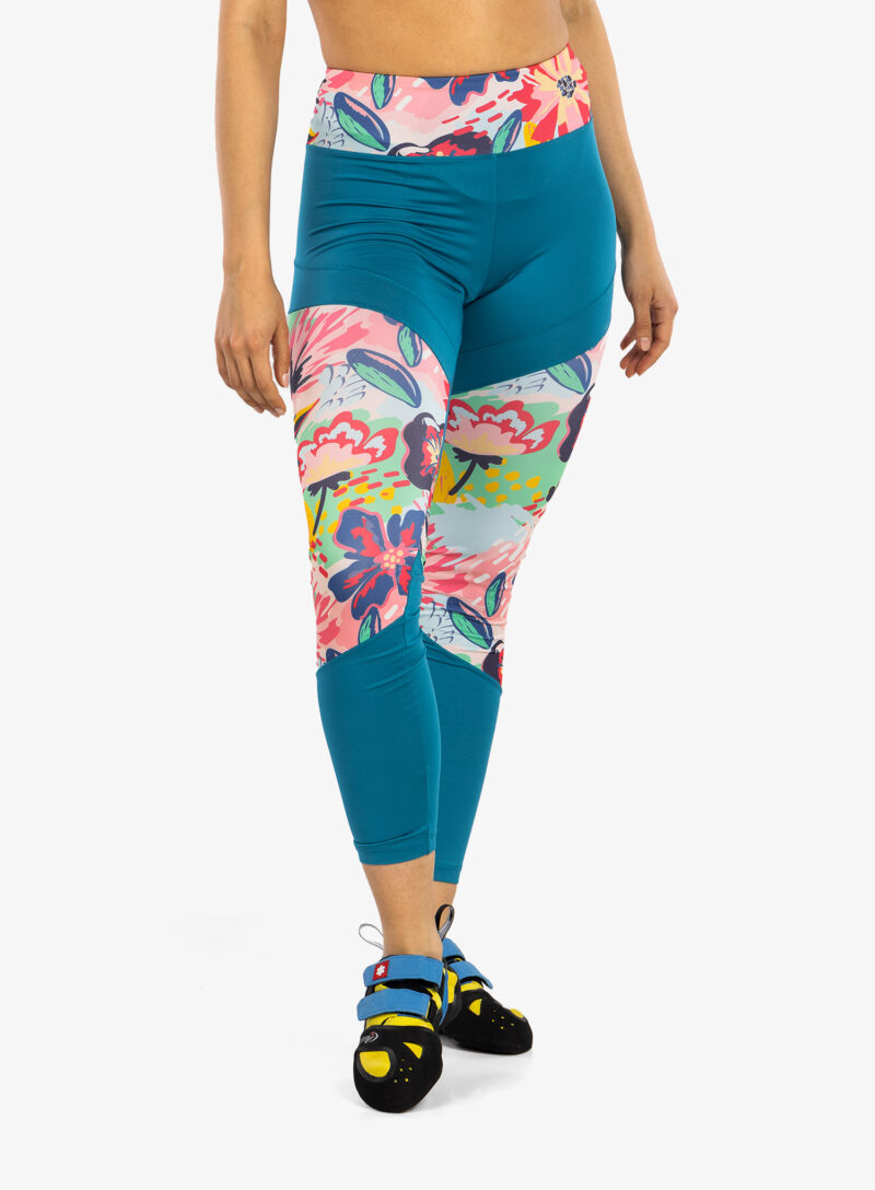 Colanti escaladă Ocun Rhea Leggings - blue fjord