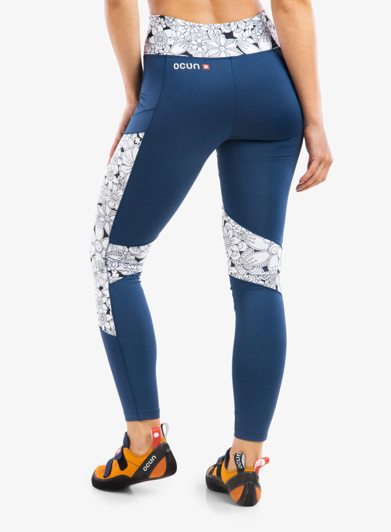 Preţ Colanti escaladă Ocun Rhea Leggings - blue sargasso sea