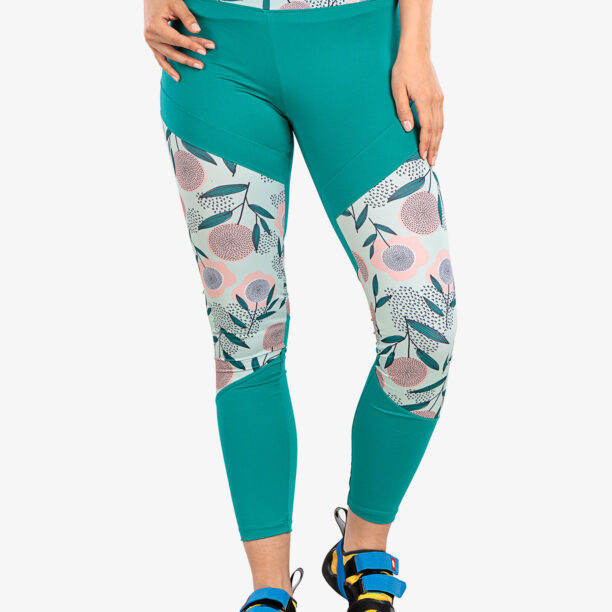 Colanti escaladă Ocun Rhea Leggings - green porcelain