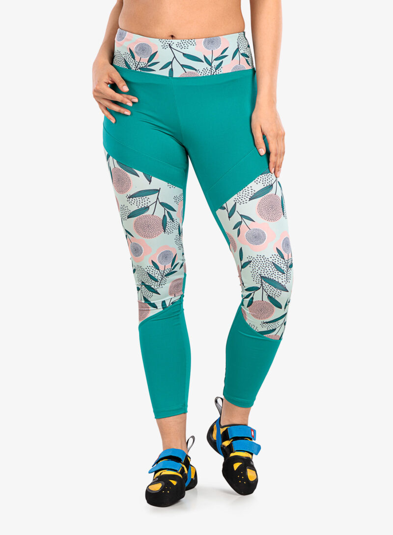 Colanti escaladă Ocun Rhea Leggings - green porcelain