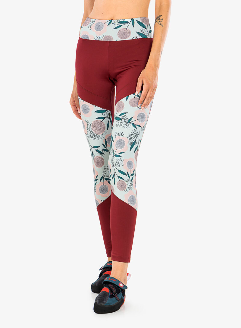 Colanti escaladă Ocun Rhea Leggings - wine merlot