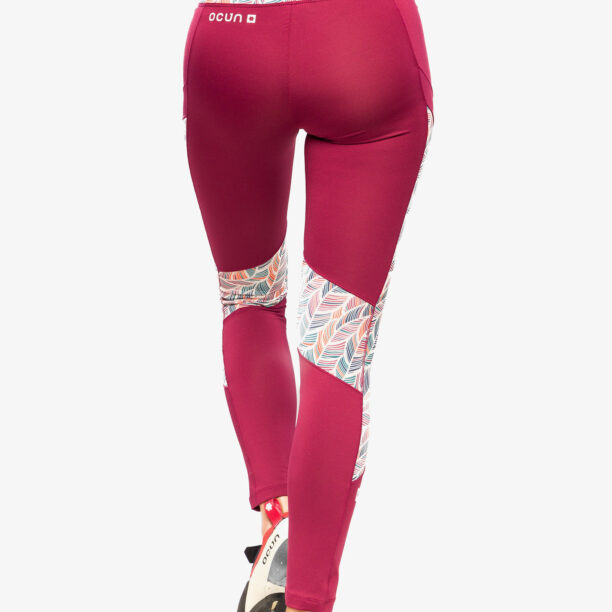 Colanti escaladă Ocun Rhea Leggings - wine rhododendron preţ