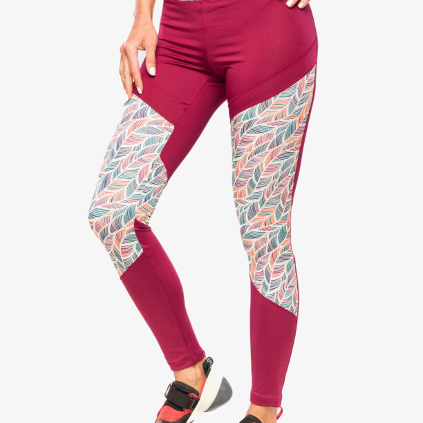 Cumpăra Colanti escaladă Ocun Rhea Leggings - wine rhododendron