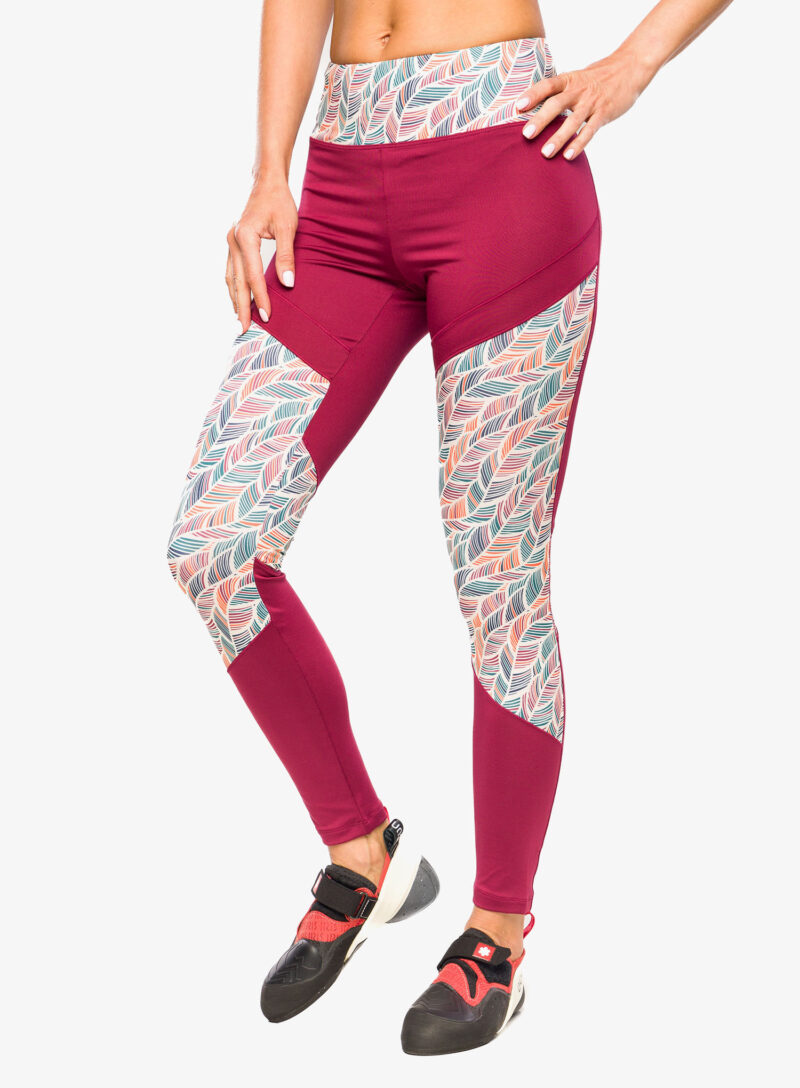 Cumpăra Colanti escaladă Ocun Rhea Leggings - wine rhododendron