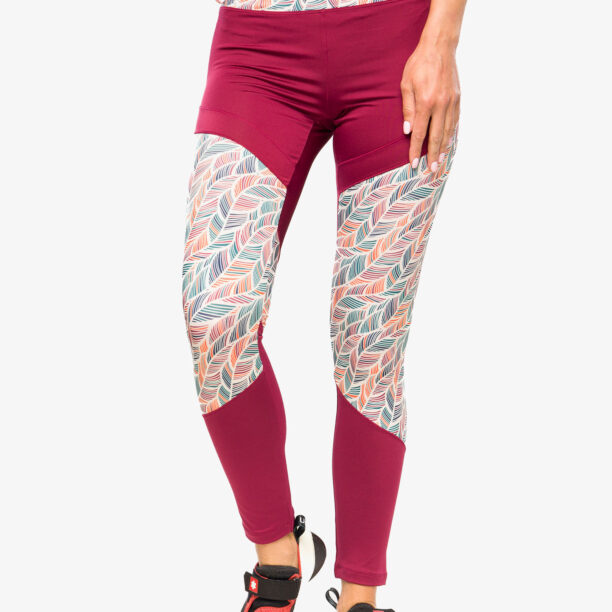 Colanti escaladă Ocun Rhea Leggings - wine rhododendron