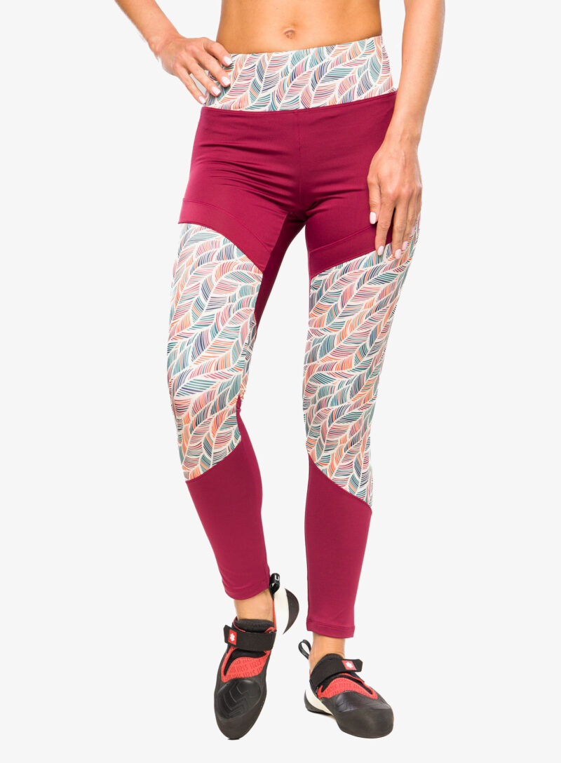 Colanti escaladă Ocun Rhea Leggings - wine rhododendron