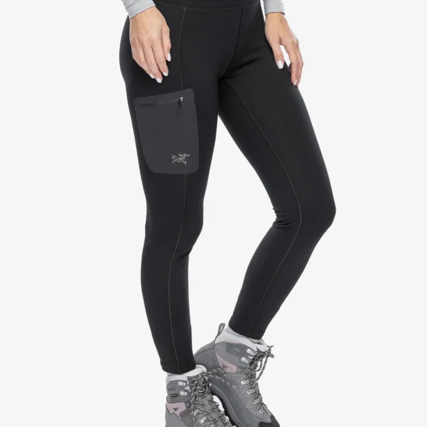 Preţ Colanti termici femei Arcteryx Kyanite Baselayer Bottom - black