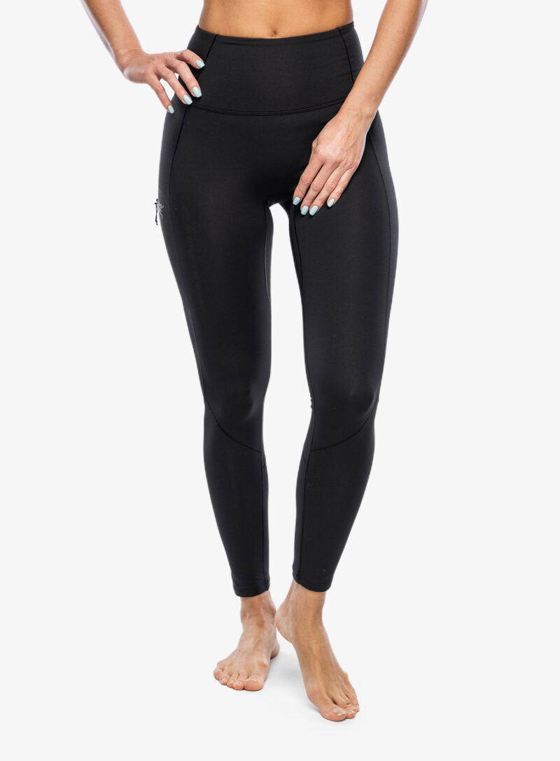 Colanti termici femei Arcteryx Rho Bottom - black