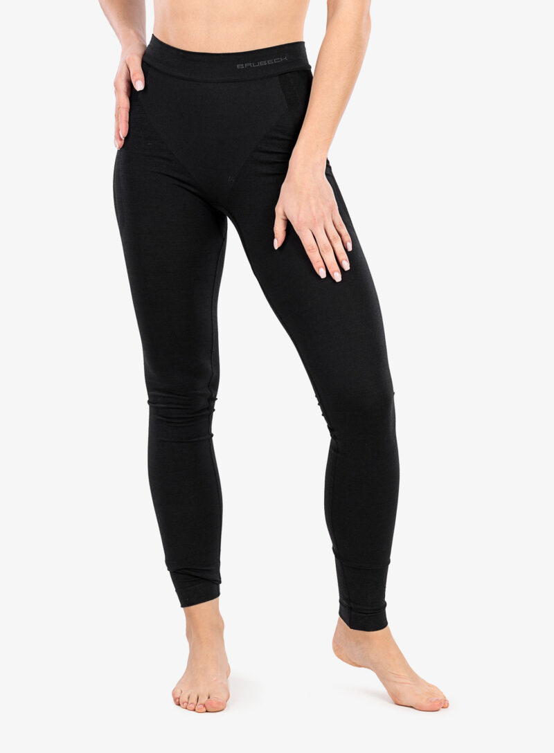 Cumpăra Colanti termici femei Brubeck Comfort Wool Leggings - black